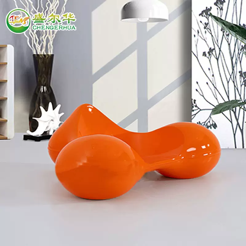 创意个性休闲座椅玻璃番茄椅异形座椅公共休息椅等候椅美陈椅