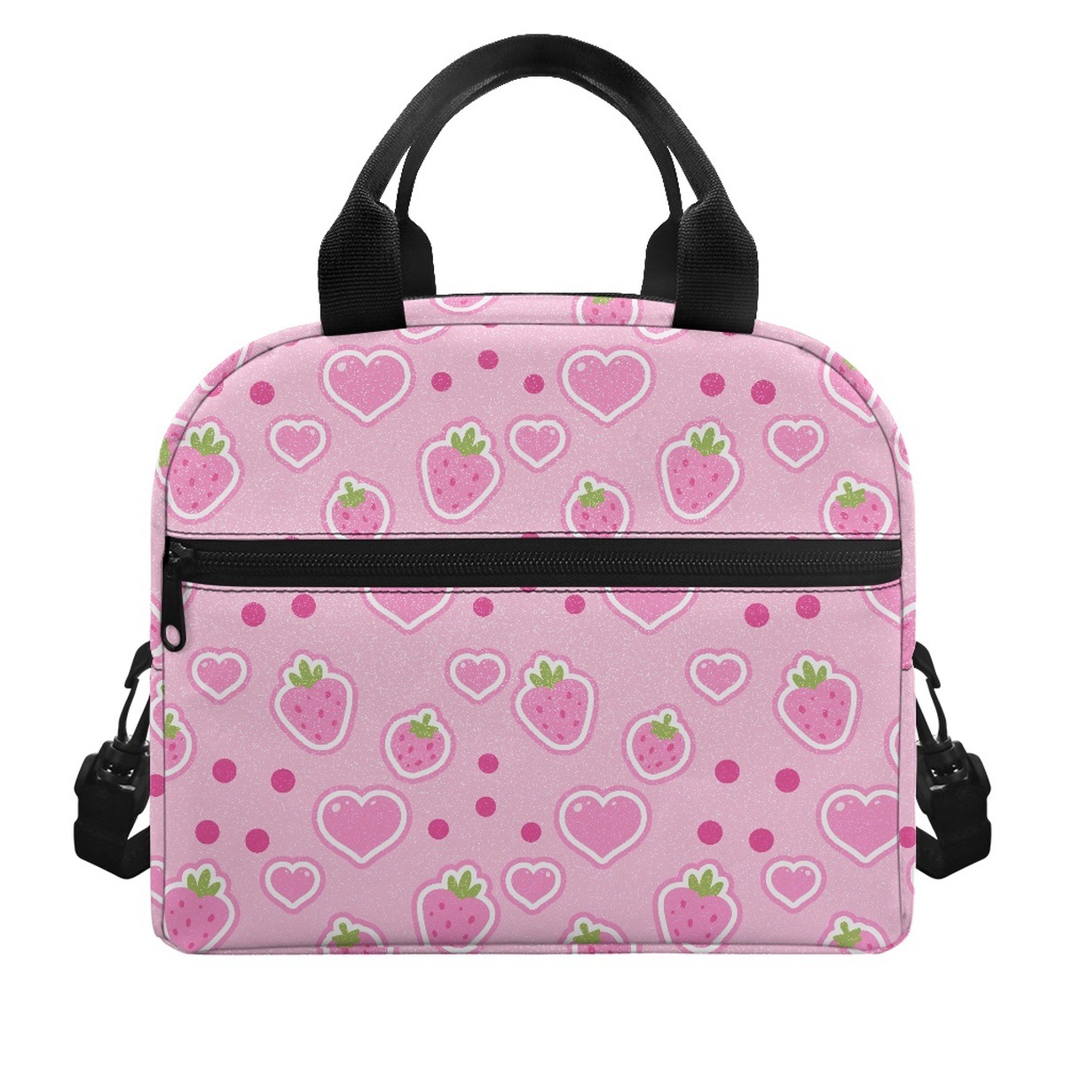 Amazon Summer Feng fruit printed lunch bag climbing out of the mountainer, portable large -capacity girl heart insulation bag wholesale