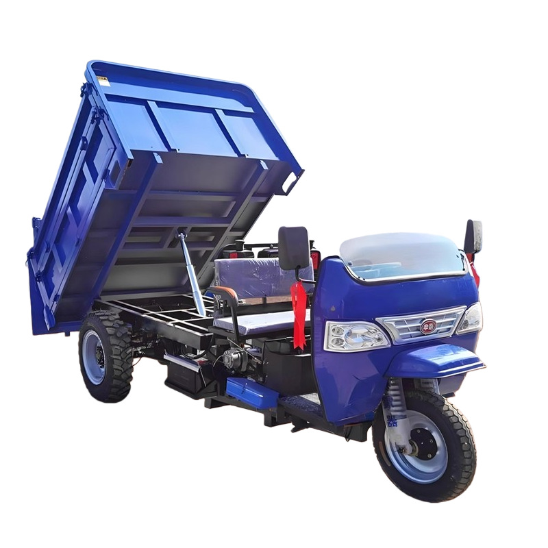 construcción de ingeniería agrícola triciclo diesel camión volquete de hormigón cría escalada montaña camión de transporte de carga