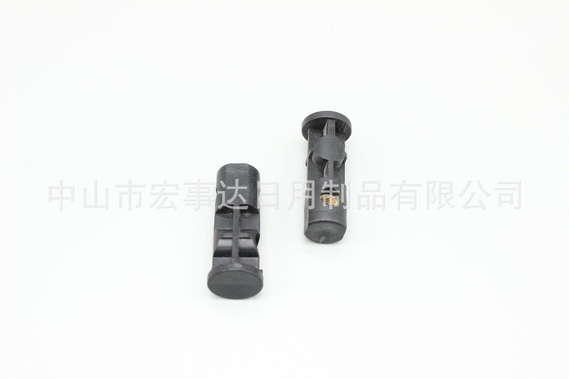 M6铜螺母固定胶件 固定管塞 Φ18管塞 医疗器械塑胶配件