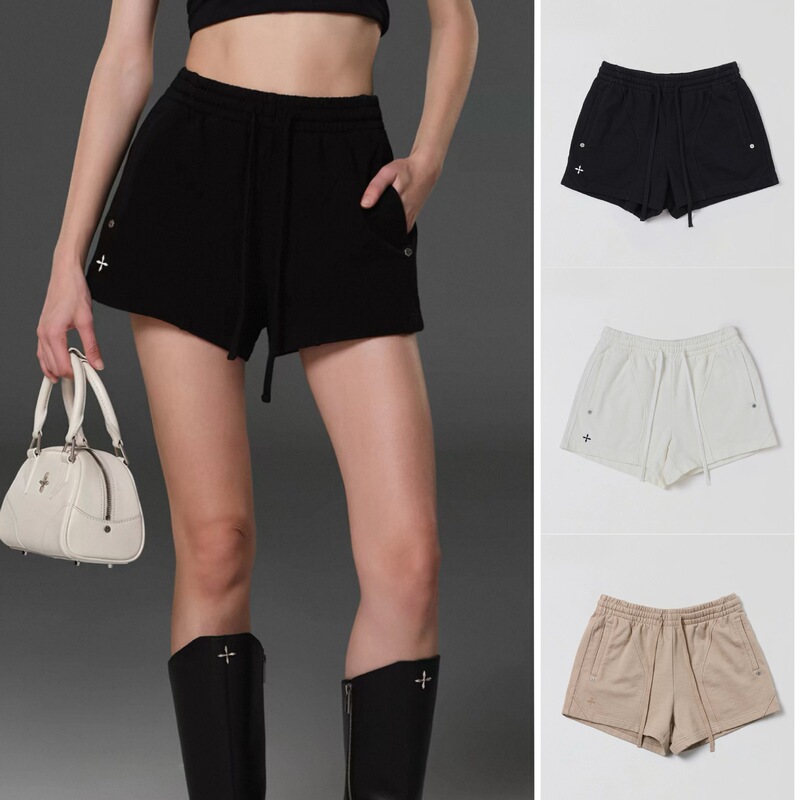 Sk Eternal Prism Sports Shorts Lace-Up Cotton Casual Pants Summer New Style for Women Sk Eternal Prism Sports Shorts Lace-Up Cotton Casual Pants Summer New Style for Women