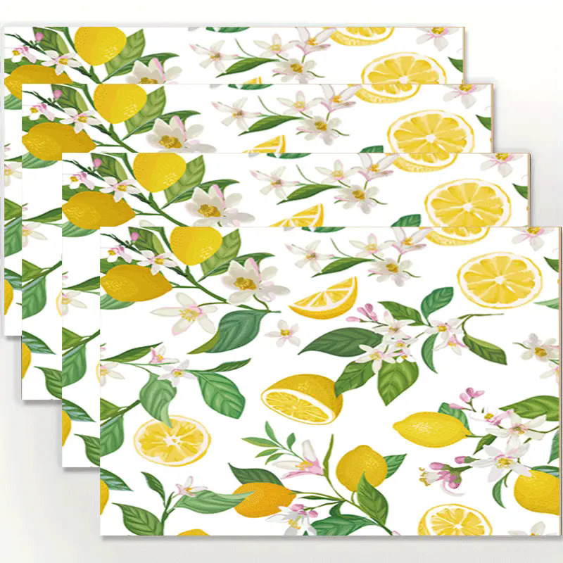 Transfronterizos lino almohadilla de mesa Aliexpress TEMU Amazon almohadilla de mesa cuadrada búfalo rojo almohadilla de Navidad Día de la Independencia