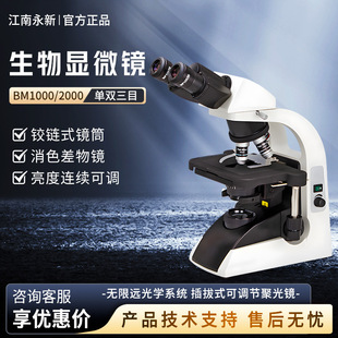 江南永新 BM1000双目BM1000三目BM2000高倍生物光学显微镜-阿里巴巴