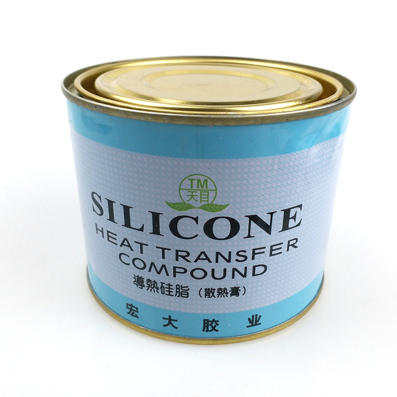 宏大散热膏 天目绝缘散热膏导热硅脂硅胶导热膏 净重750克/罐