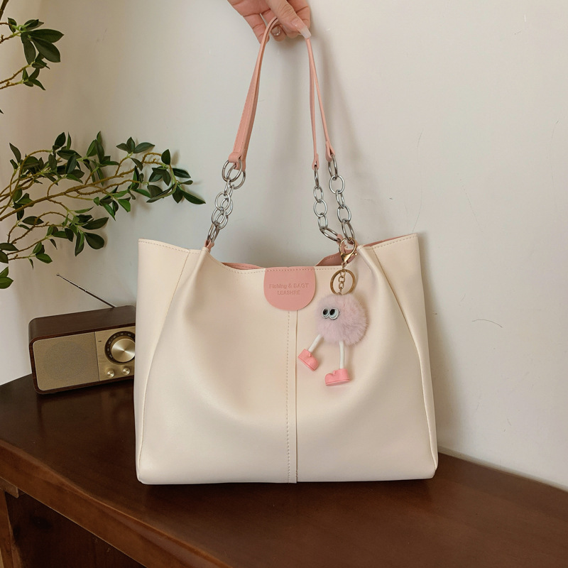 Bolso de mujer 2024 nuevo popular este año gran capacidad bolsa de mano, bolsa de hombro, bolsa de clase universitaria