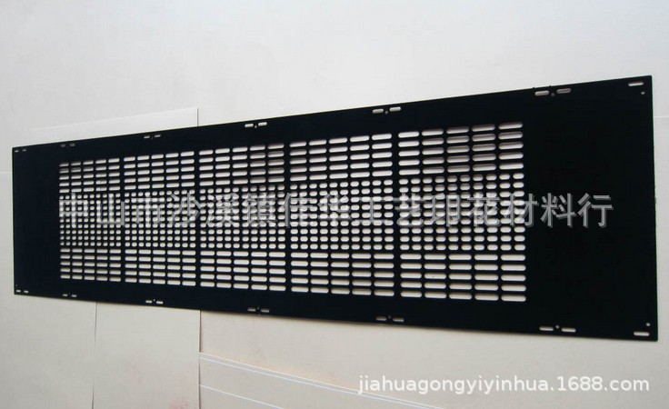 空调吹风口板植绒