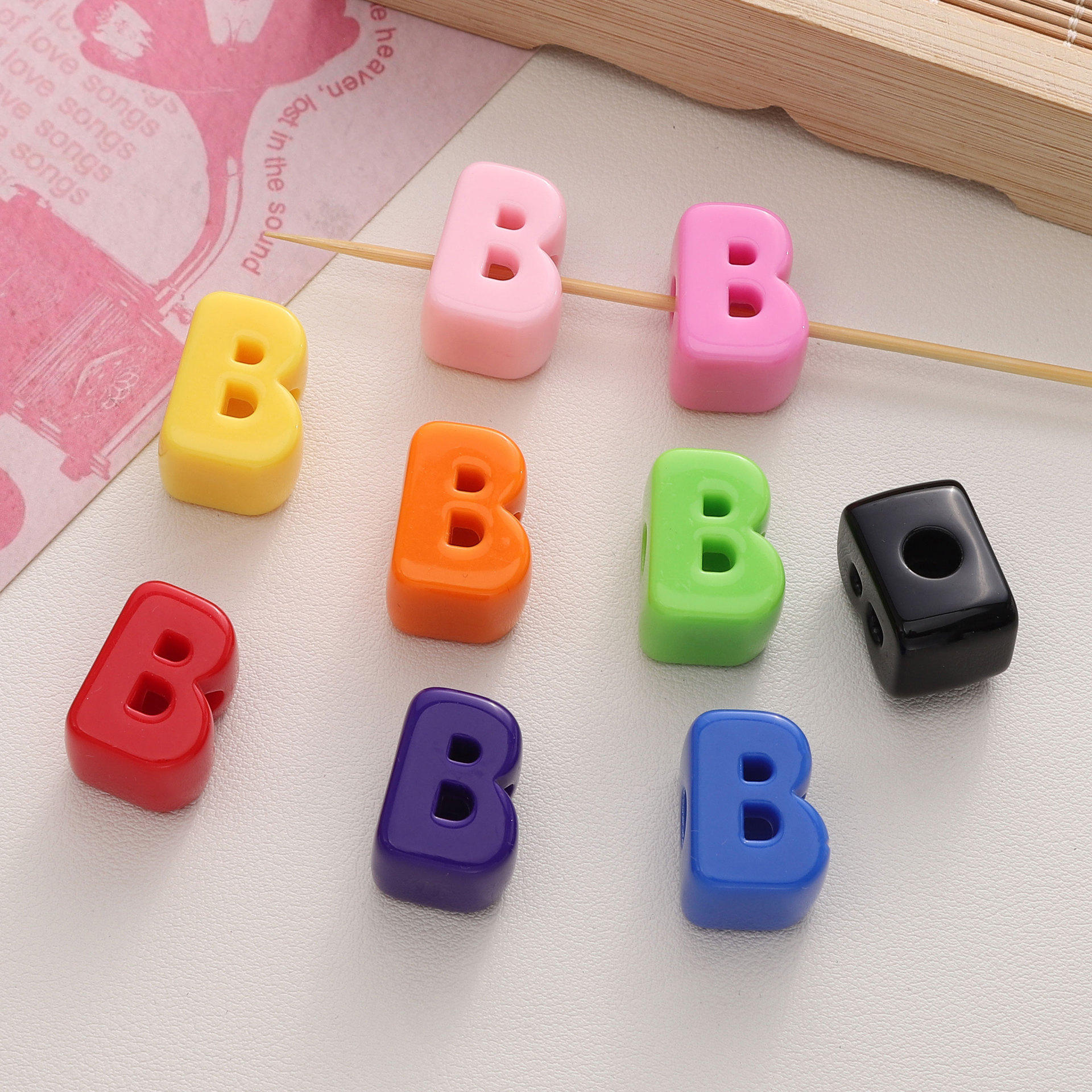B