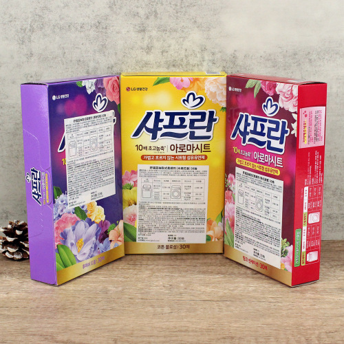 South Korea LG Smooth Paper 30 pumps removable paper softener 3 fragrances