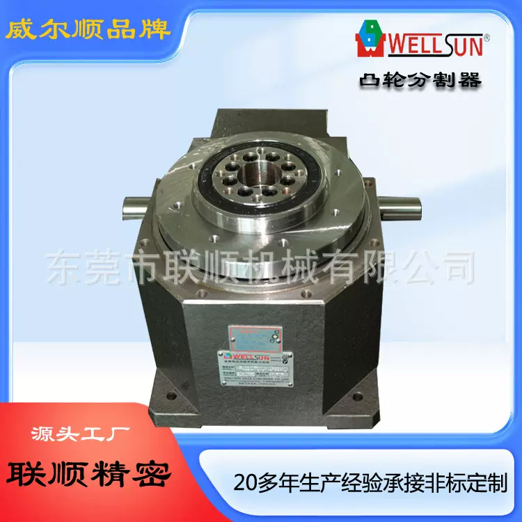 分割器厂家直销精密桌面型250DT中空平台凸轮分割器 间歇分割器