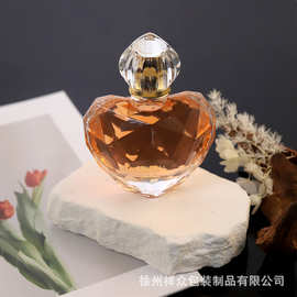 透明香水玻璃喷雾瓶空瓶子带喷头盖子便携式支持做工艺爱心特定款
