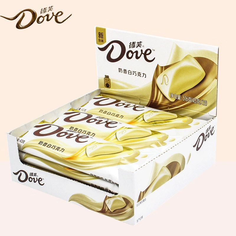Шоколадный набор (Dove) 222 г — молочный и темный шоколад с различными вкусами, набор к Дню Святого Валентина