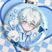 Blue Prison Blue Lock fanbi вокруг значка наградной, Royal Shadow Ling Wang Shi Shilang двухмерная анимационная долина