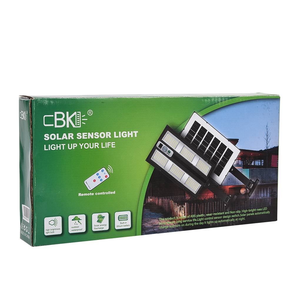 Уличный солнечный фонарь-бра LED BK210 с пультом управления