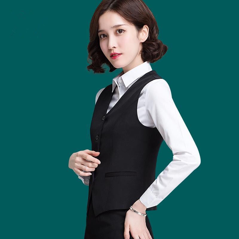 Professional Vest for Women, Workwear, Summer and Spring/Autumn Style, Short Vest, Slim-Fit Vest, Slimming Vest Professional Vest for Women, Workwear, Summer and Spring/Autumn Style, Short Vest, Slim-Fit Vest, Slimming Vest