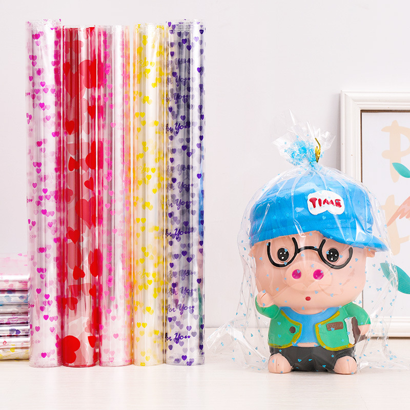 Small plush toy doll storage dustproof moisture-proof bag transparent gift bag plastic gift bag doll packaging bag Small plush toy doll storage dustproof moisture-proof bag transparent gift bag plastic gift bag doll packaging bag