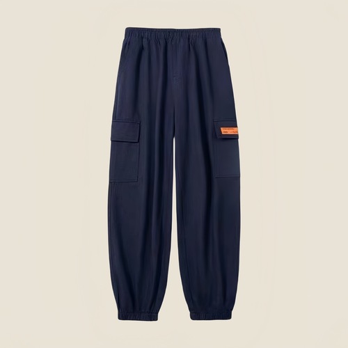 儿童春秋学院风长裤女童休闲西裤大童裤中小学生保暖棉裤工装裤潮