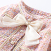 Dress, set, warm down jacket, small princess costume, skirt, Chanel style