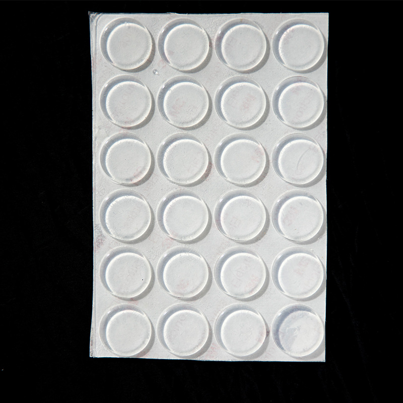 Almohadilla de silicona transparente partículas anticolisión hogar anticolisión almohadilla de goma a prueba de golpes almohadilla de pie autoadhesiva anticolisión partículas antideslizantes silencio