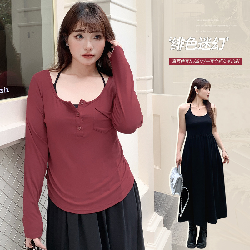 秋 XL-5XL 大きいサイズ トップス ワンピース 秋 XL-5XL 大きいサイズ トップス ワンピース