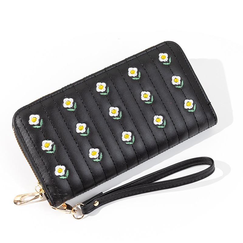 long polyurethane wallet