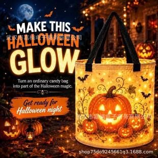 �羳Glow & Go&trade; LED Halloween Trick-or-Treat Candy Bag�f�}��