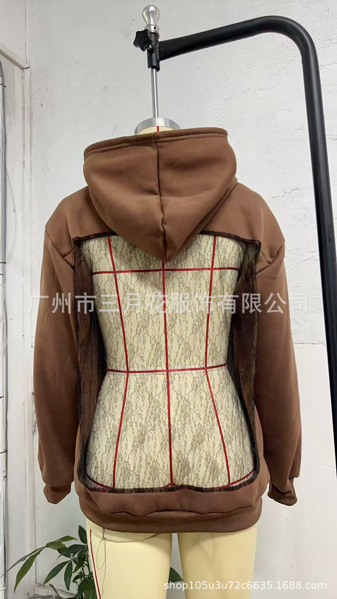 Sudadera con Capucha para Mujer de Poliéster con Manga Larga