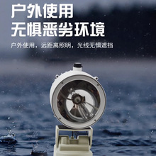 ®220v船用旋转氙气灯探照灯 码头水库防水户外远程led投光灯监狱