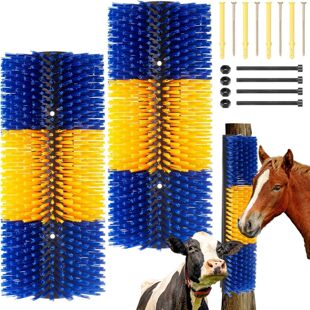 Factory wholesale cow body brush massage scratching horse brush goat milk cow horse animal husbandry scratching brush cleaning brush