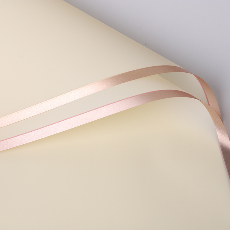 Papel de envolver regalo de alta calidad, papel mate de color sólido, papel liso coreano, ramo impermeable al por mayor, papel de envolver floral