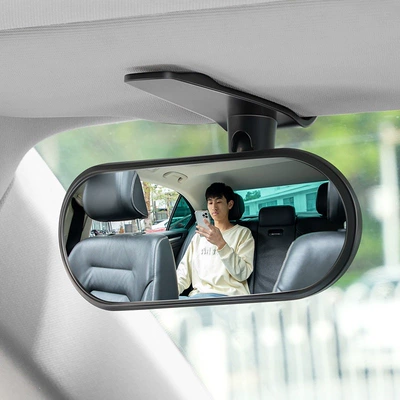 safety seat observation mirror, in-car: Sun visor rearview mirror