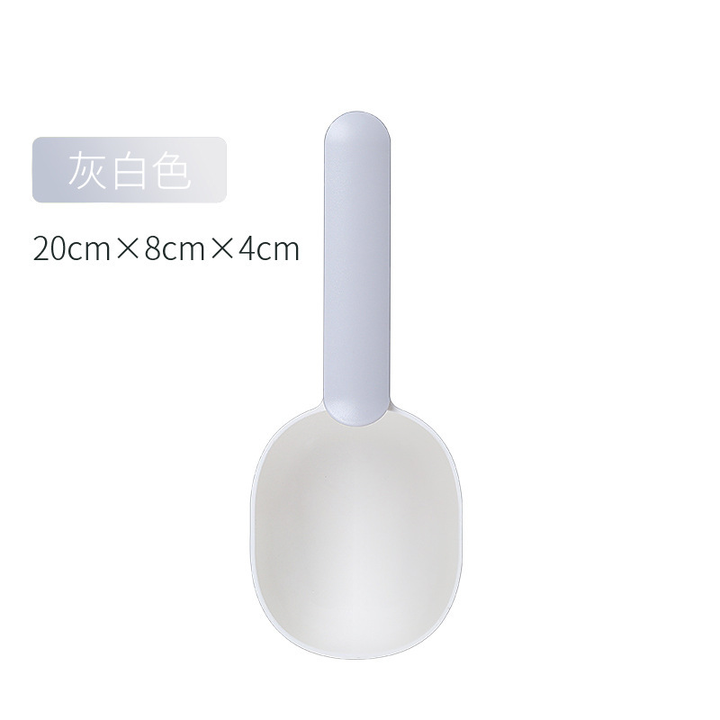 Cuchara original de comida para mascotas con clip de sellado color de contraste pala de comida para gatos cuchara de comida para perros cuchara de alimentación para mascotas suministros para gatos y perros al por mayor