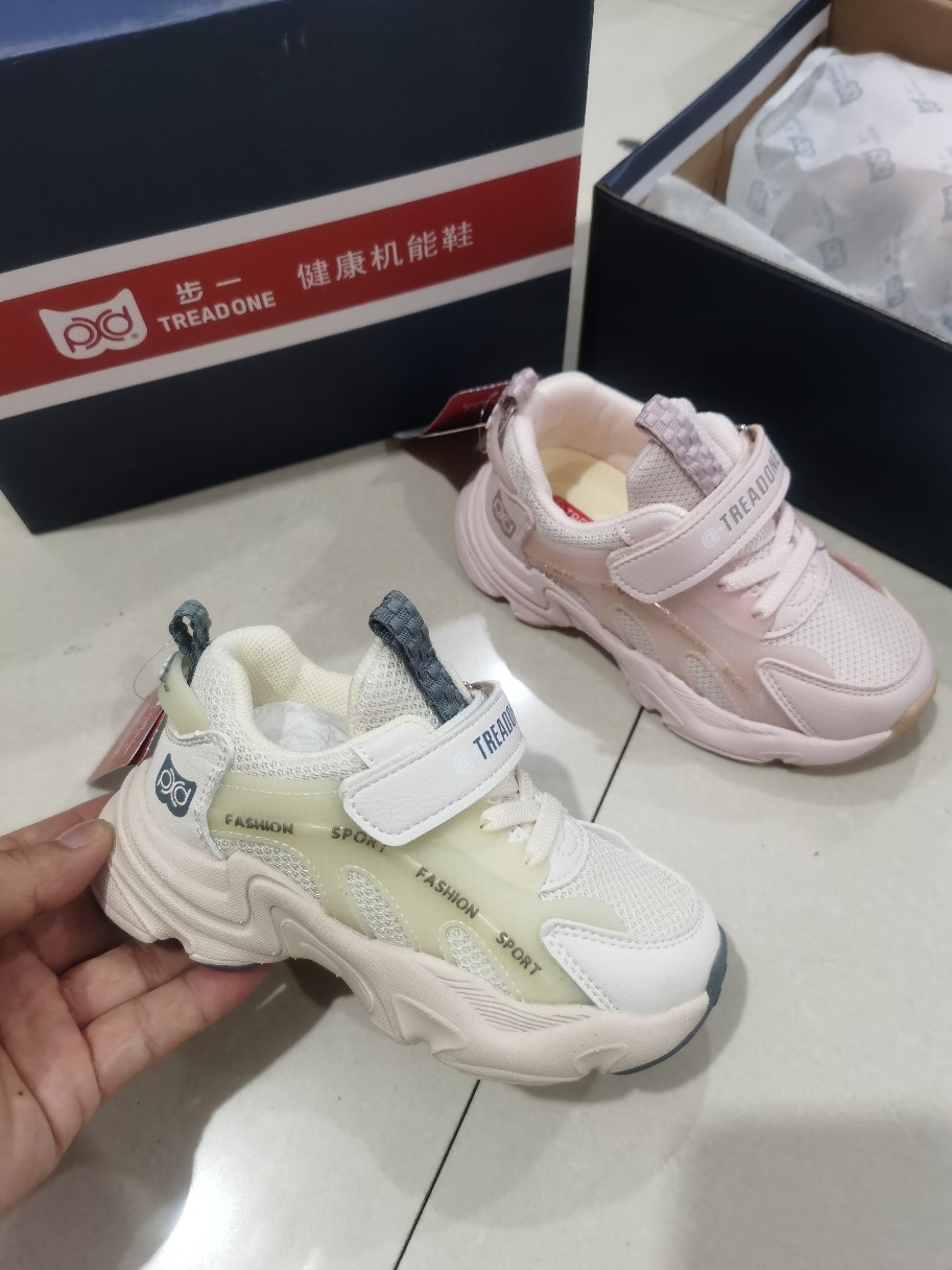 加关注步一童鞋儿童机能鞋双网春秋款