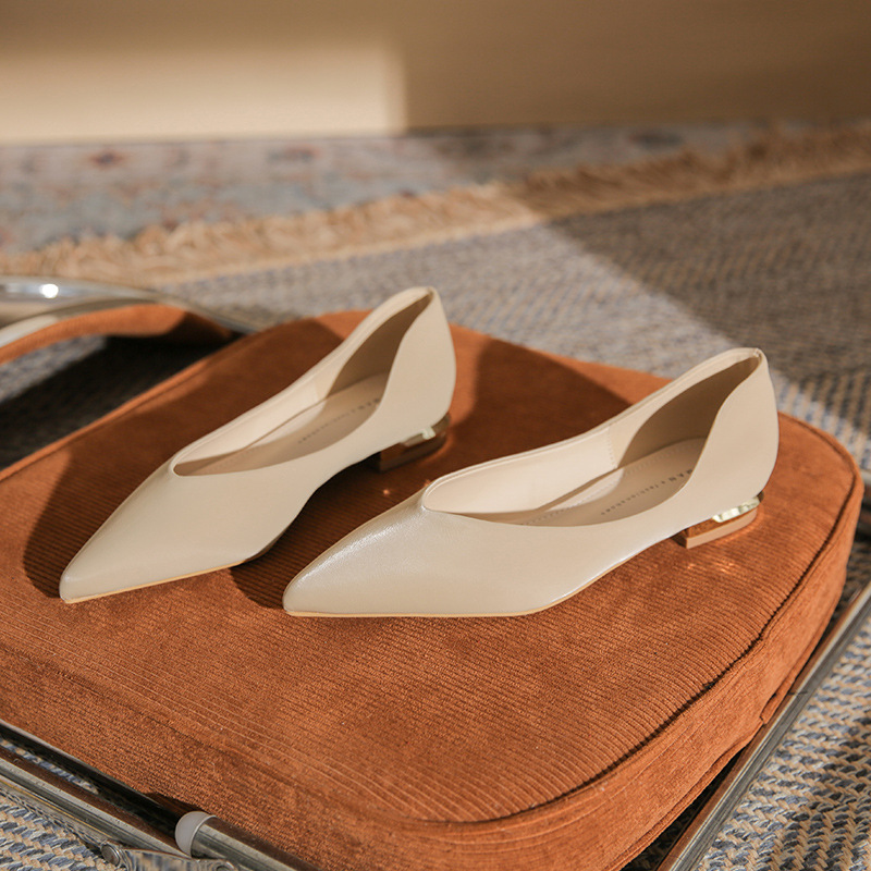 1965 weiche PU flache boden mode spitz flach mund einzelnen schuh casual einfache schwarz niedrigen ferse pendeln arbeit frauen_voghion.com