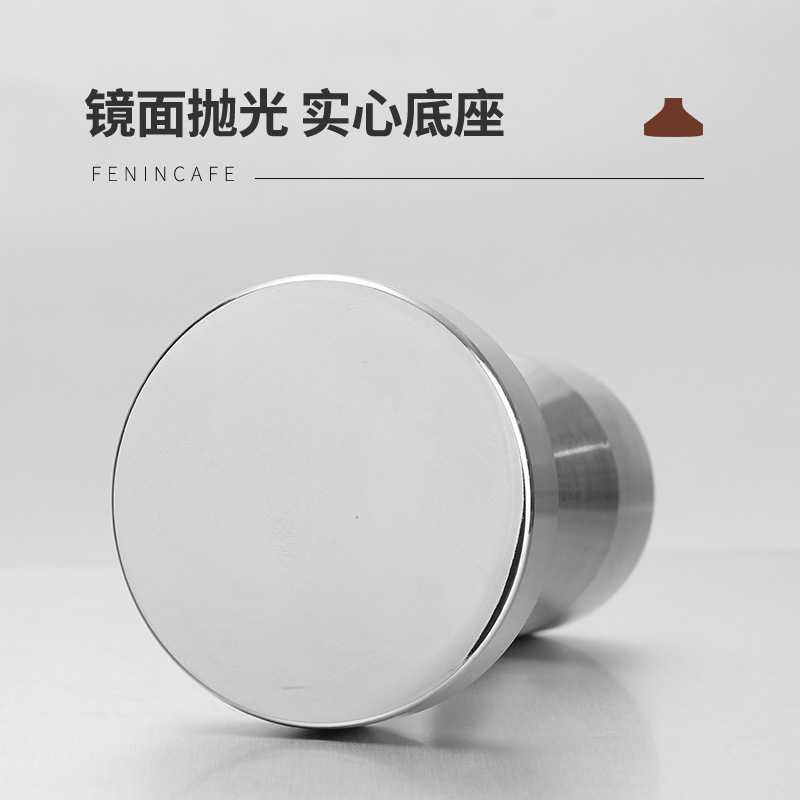 Stainless iron powder press espresso machine handle press filler solid press powder hammer powder distributor 49/51/5358