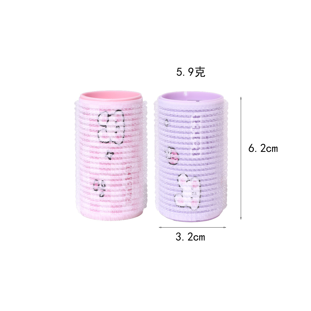 만화 토끼-3.2X6.2cm 컬링 배럴 대량