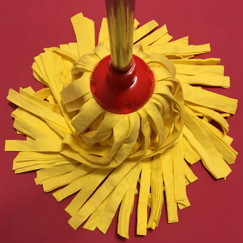 Deerskin Mop Replacement Head Household Lazy Chicken Suede Mop Mop Super Useful Round Head Skewer