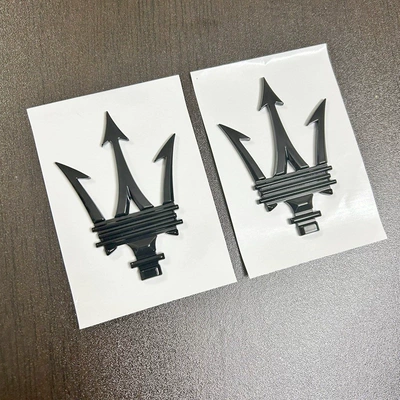 Car logo Black Ghibli Levante Quattroporte - event-price-pair-of-rear-window-side-markers-glossy-black