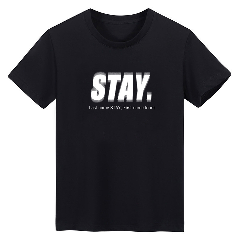 STAY(블랙)-반소매