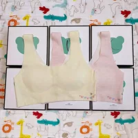 Kissy Kiss развивающий детский жилет для начальной школы, комплект из двух предметов, нижнее белье из модала для девочек средней школы, бюстгальтер для девочек