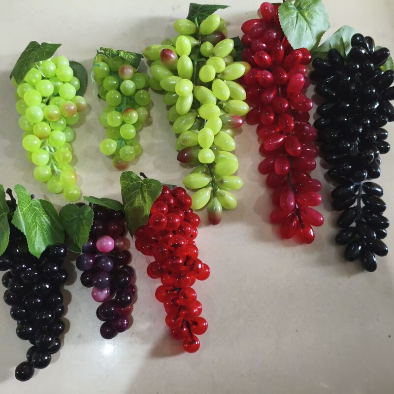 Simulated Soft Rubber Grapes, High Simulated Grapes, Small Skewers, Large Skewers, Home Decoration, Shopping Mall Decoration, Cabinet Pendulum Simulated Soft Rubber Grapes, High Simulated Grapes, Small Skewers, Large Skewers, Home Decoration, Shopping Mall Decoration, Cabinet Pendulum