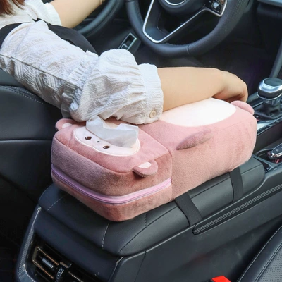 Car tissue box/set car armrest box cushion - cute-monkey-multifunctional-tissue-box