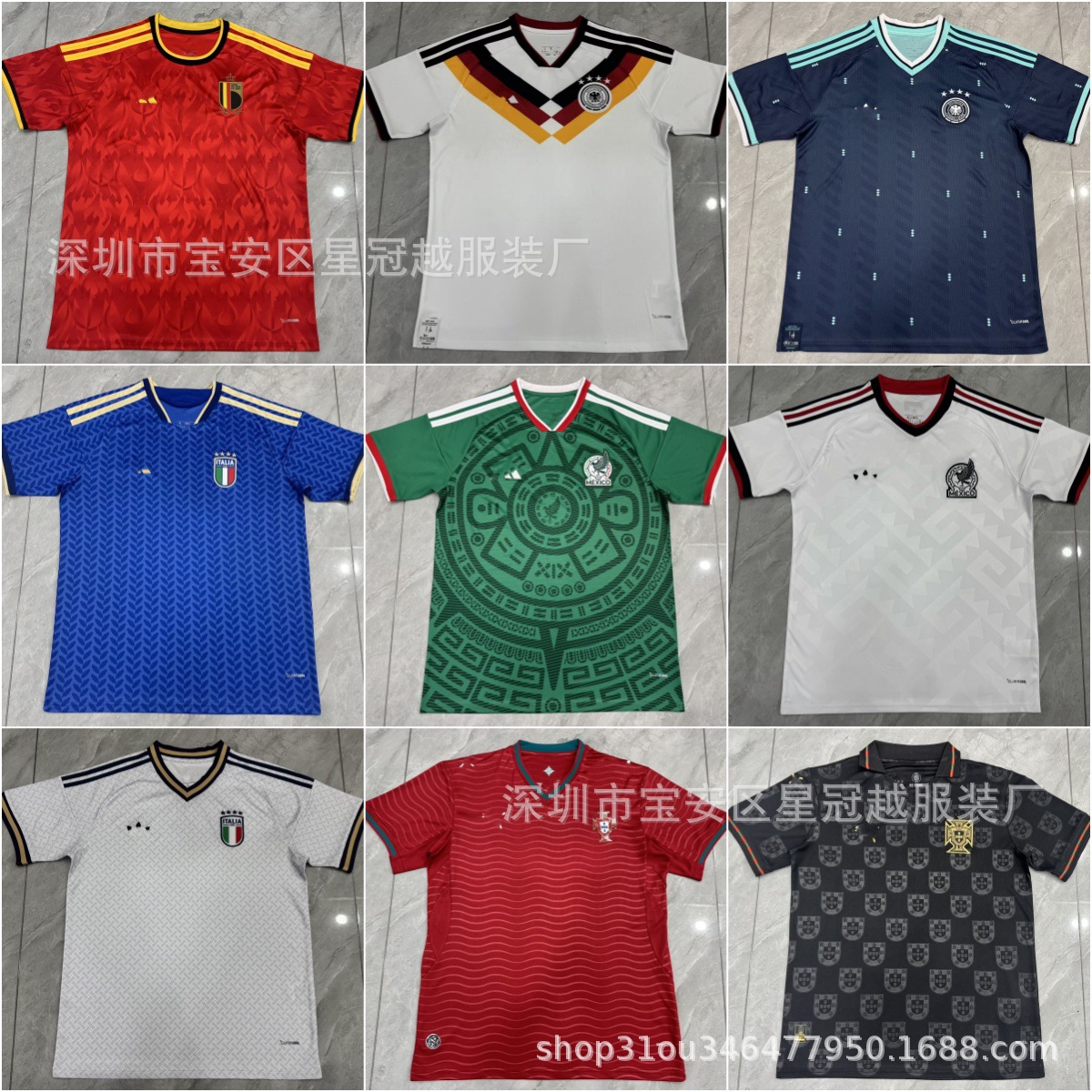 New 2026 England Jerseys for Home and Away Matches, Argentina, France, Usa, Portugal, Brazil, Netherlands Football Uniforms