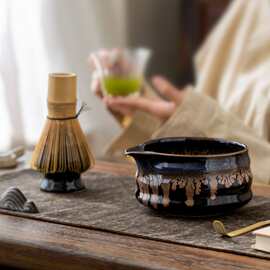 茶筅立创意陶瓷茶筅放置器点茶工具茶事配件Matcha holder新品