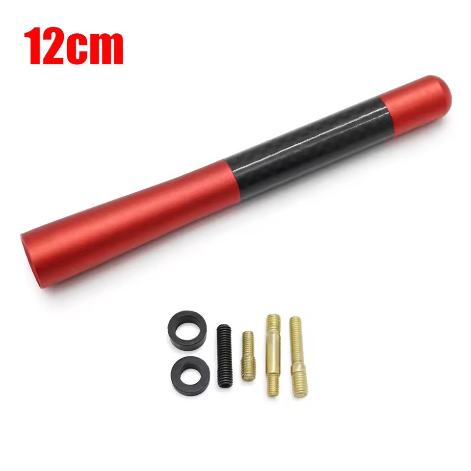 vehicle antenna – Qìchē Carbon Fiber Radio - 12cm-red
