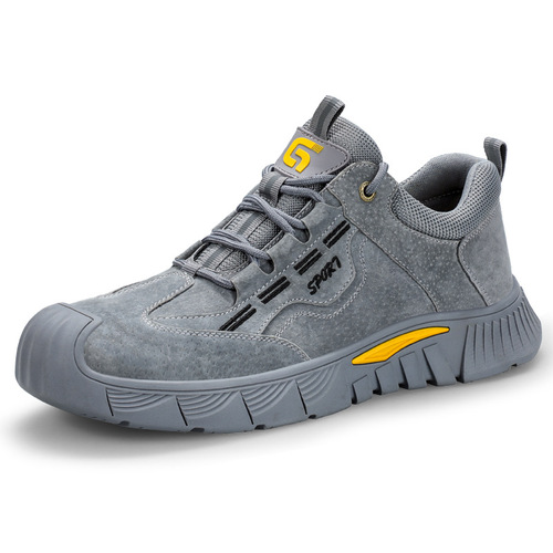 Labor protection shoes, four-season anti-smash, anti-puncture work shoes wholesale, lightweight, comfortable, wear-resistant, anti-scalding, work protection safety shoes
