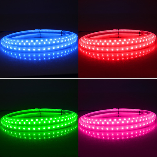 Modified through-type daytime running light hood lamp APP led new ultra-thin light guide strip phantom hood atmosphere light