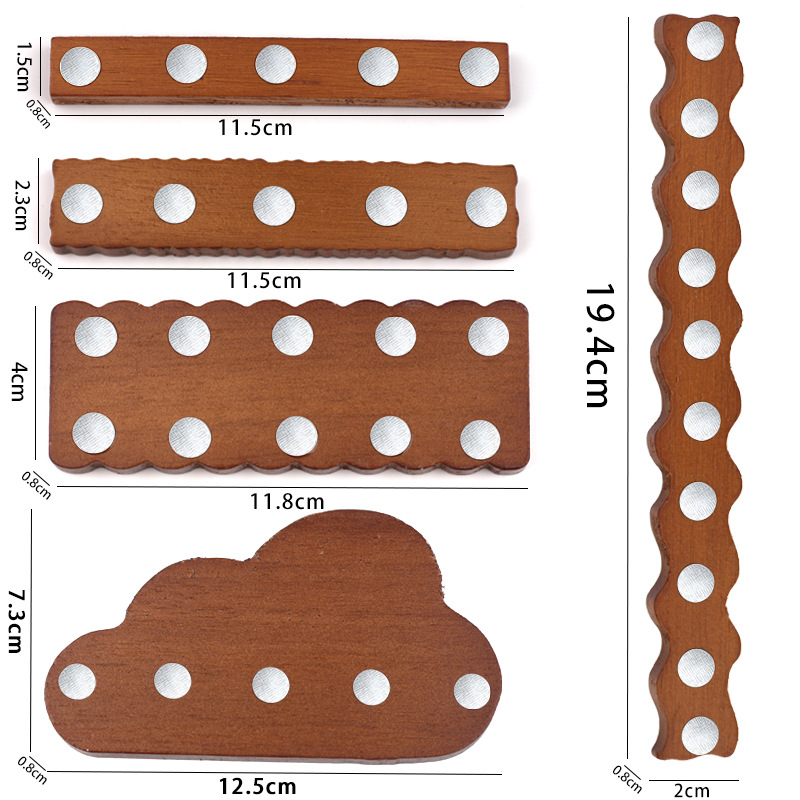 Pequeño libro rojo explosivo base de madera de aspiración de manicuras piezas de ajedrez de manicuras para principiantes manicurista fijo marco de práctica de manicuras