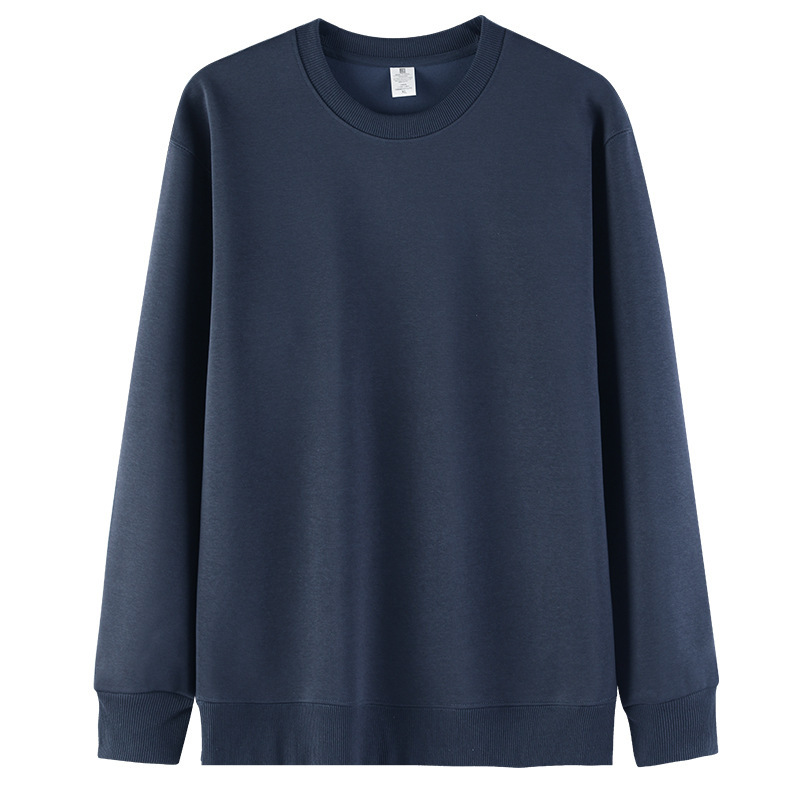 400g hombres pesados más suéter de cuello redondo de terciopelo modelos de otoño e invierno suéter grueso de manga larga camisa de manga larga chaqueta de tendencia