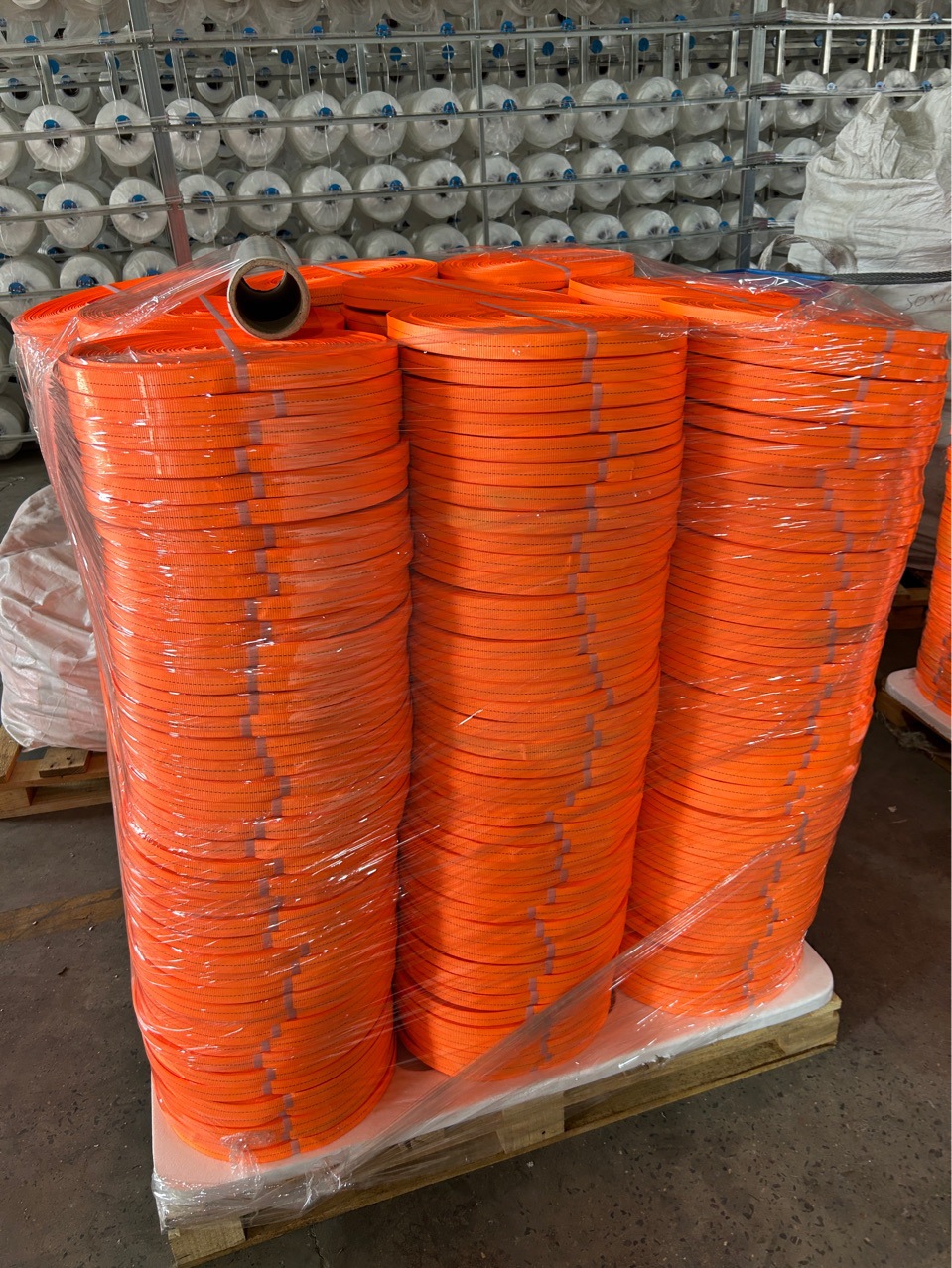5 Tons 2.7cm Wide 3.5mm Thick Polyester Lashing Strap Brake Rope