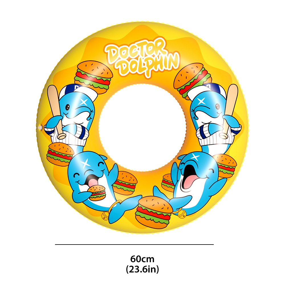 Doctor Dolphin | Anillo de natación espacial para niños Anillo salvavidas inflable Anillo de natación para niños Anillo de natación redondo engrosado de pvc